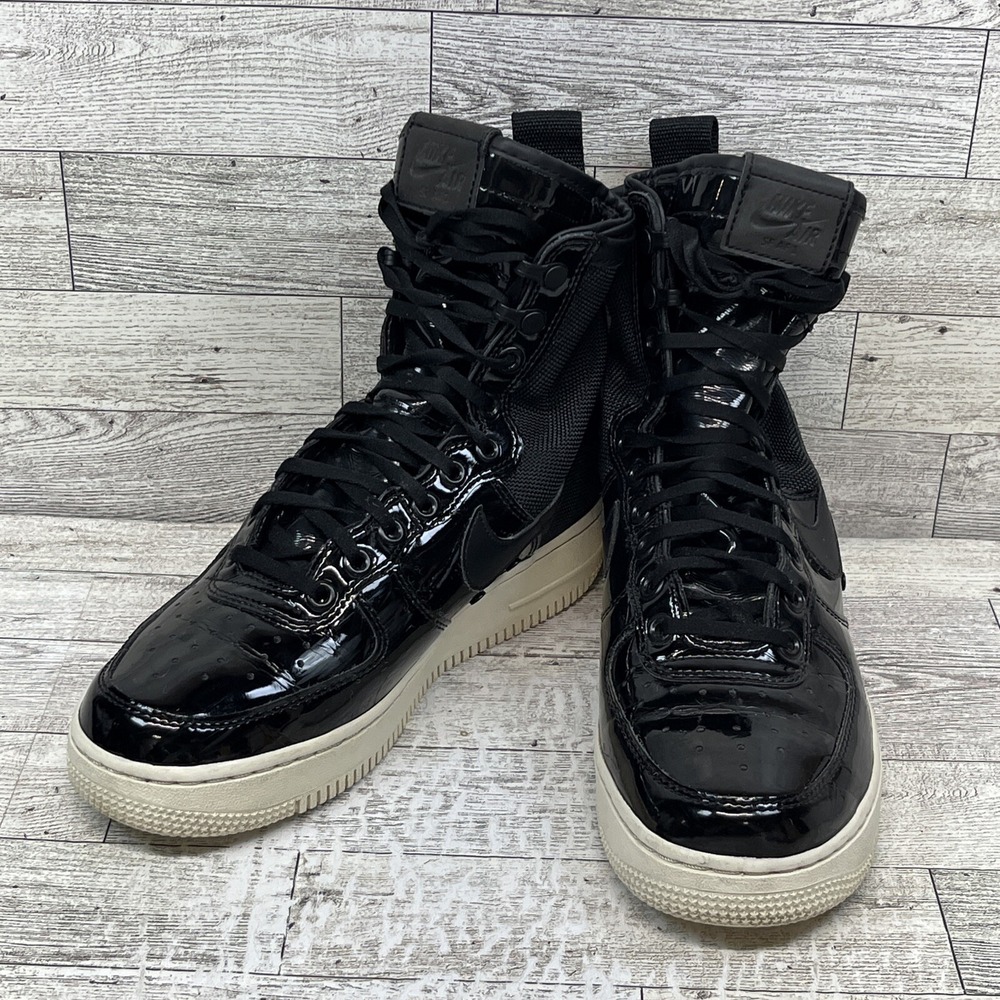 Nike SF Air Force 1 High Ruby Rose Black Boots AJ0963-001 Women Size 7